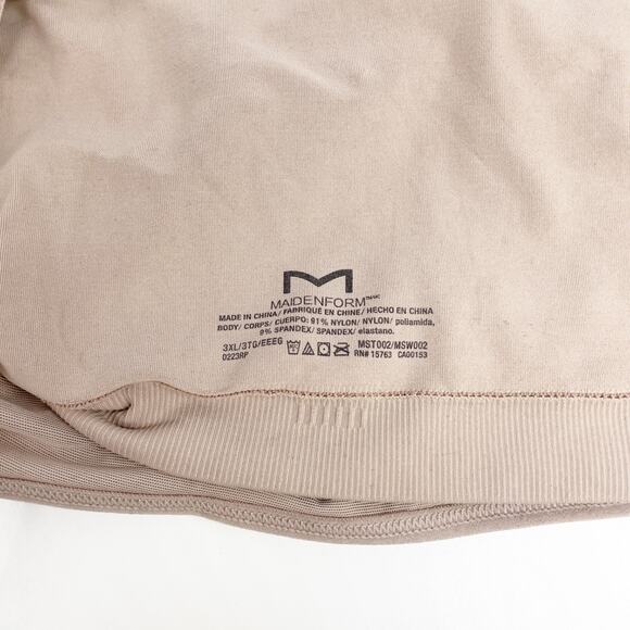 Maidenform Women's Seamless Smoothing Cropped Shaping Cami Blush Size 3XL - Picture 5 of 5